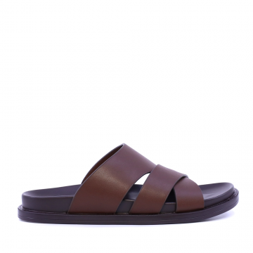 Saboți cu talpă flexibilă bărbați Thezeus negri din piele 2341BST4016M