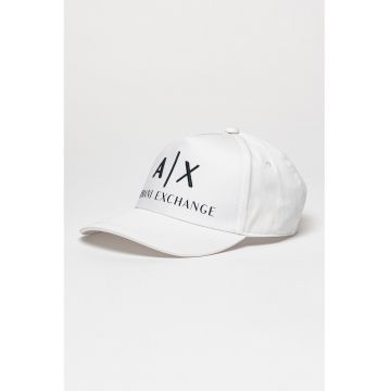 Sapca ajustabila cu logo brodat - Alb optic