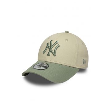 Sapca cu logo brodat Chyt League - Verde pal/Bej deschis