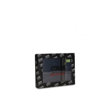 Set de portofel si breloc Erevan Ultra - 2 piese - Albastru inchis