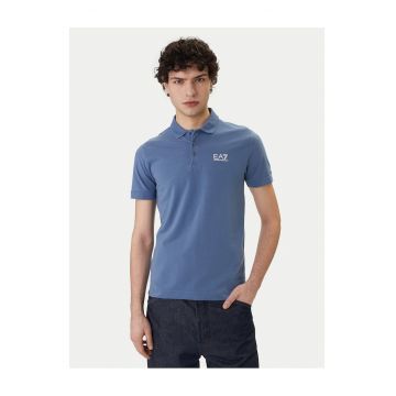 Tricou  bumbac albastru - Albastru