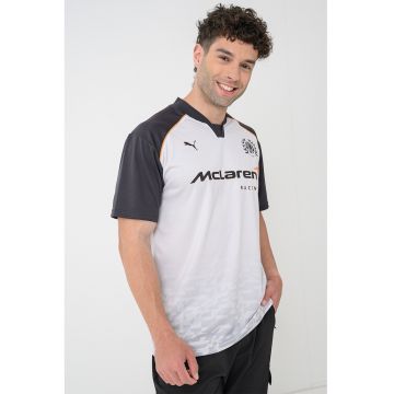 Tricou cu imprimeu McLaren - Alb murdar/Gri antracit