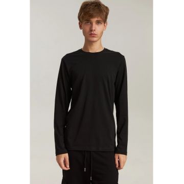 Tricou cu maneca lunga barbat uniton fara gluga din bumbac
