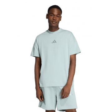 Tricou lejer cu decolteu la baza gatului All Szn - Verde pal