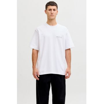 Tricou lejer din amestec de bumbac organic - Alb optic