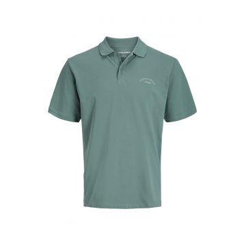 Tricou polo de bumbac organic - Verde -
