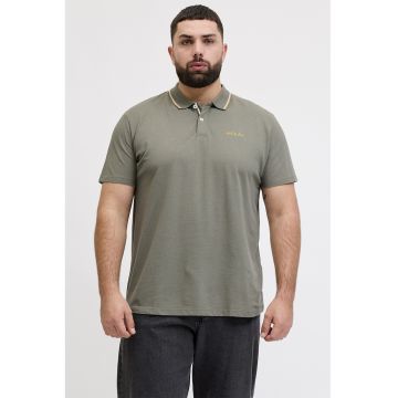 Tricou polo din material pique - Verde pal
