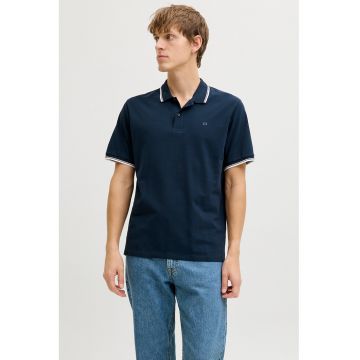 Tricou polo regular fit - Bleumarin -