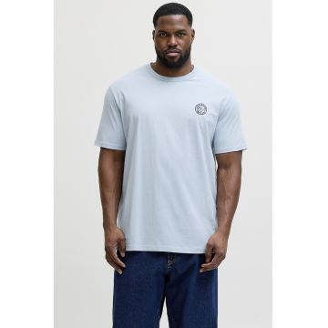 Tricou regular fit de bumbac organic - Albastru deschis