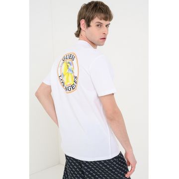 Tricou regular-fit din bumbac - Alb optic