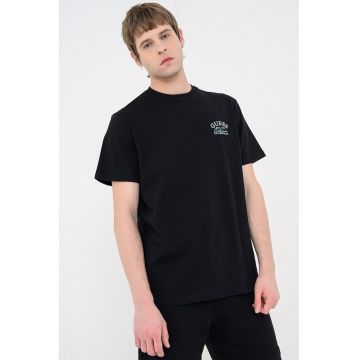 Tricou regular-fit din bumbac - Negru