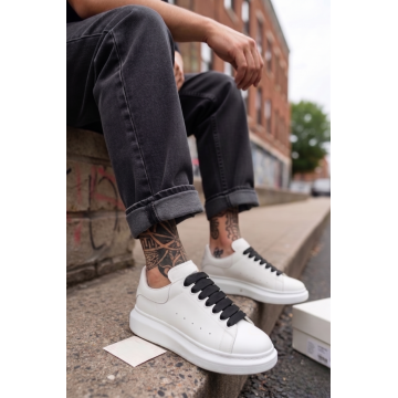 Adidasi barbati casual albi VIP ZR 777