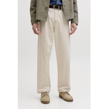 Blugi relaxed fit Alex - Crem