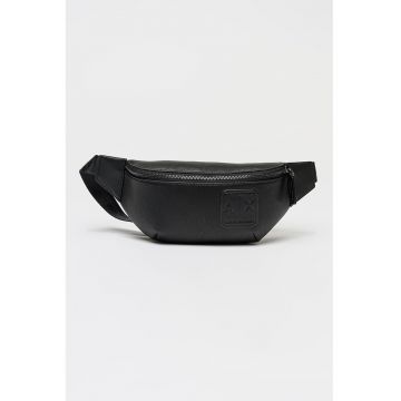 Borseta cu logo - Negru