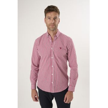 Camasa din bumbac cu model in carouri