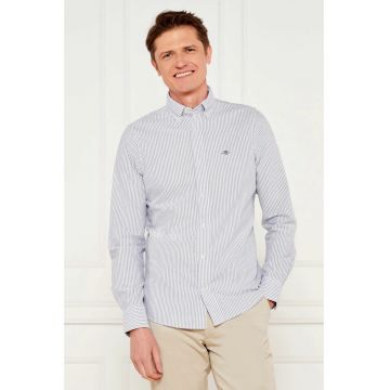 Camasa Oxford Slim Fit  pentru barbati Albastru - Albastru