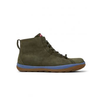 Ghete din piele nabuc Peu Pista GM 1217 - Verde