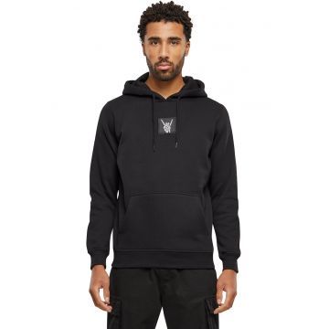 Hanorac cu buzunar kangaroo - Negru