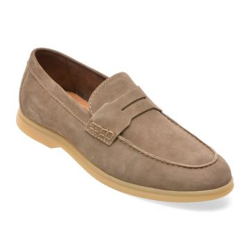 Mocasini ALDO gri, 14351232, din piele intoarsa