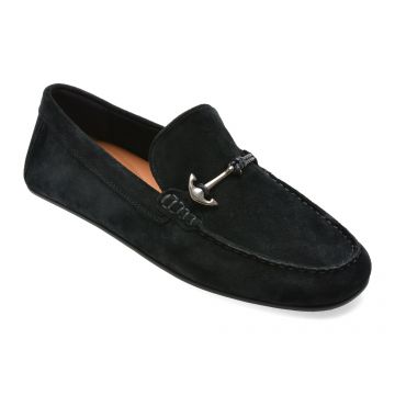 Mocasini eleganti ALDO bleumarin, 14187255, din piele intoarsa