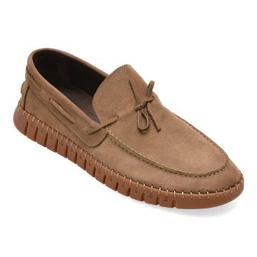 Mocasini GRYXX gri, 74022, din nabuc