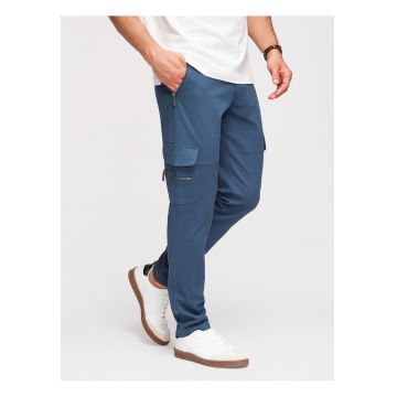 Pantaloni cargo  P1517 - Albastru