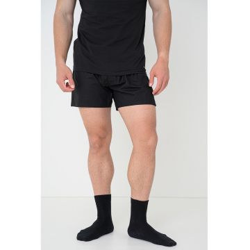 Pantaloni scurti de pijama cu logo - Negru antracit