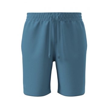 Pantaloni scurti din amestec de bumbac Rival - Albastru prafuit