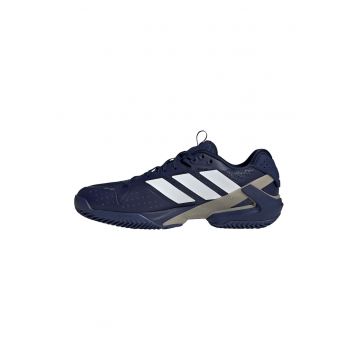 Pantofi Adizero Ubersonic 5 pentru tenis - Alb/Maro taupe deschis/Bleumarin
