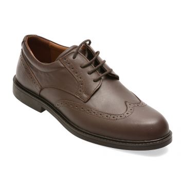 Pantofi eleganti BITE THE BULLET maro, RM108, din piele naturala