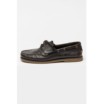 Pantofi loafer din piele Navigator - Maro inchis