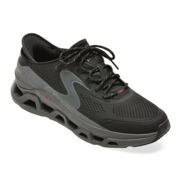 Pantofi sport SKECHERS negri, 232921, din material textil