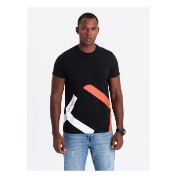 Tricou barbati Performance Bumbac pieptanat Croiala Regular - Negru