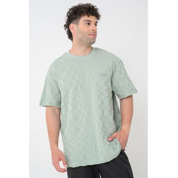 Tricou cu decolteu rotund Spirit - Verde pal