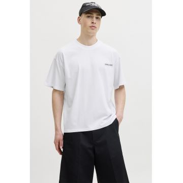 Tricou cu imprimeu foto pe partea din spate - Alb optic