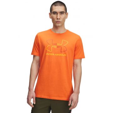 Tricou cu imprimeu logo Foundation - Portocaliu dovleac