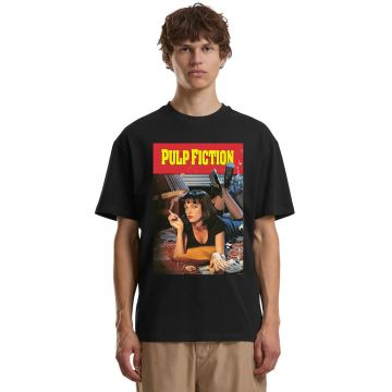 Tricou cu imprimeu Pulp Fiction - Rosu/Negru/Portocaliu