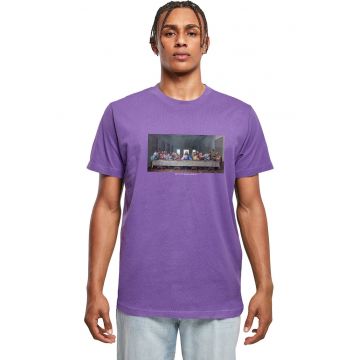 Tricou de bumbac cu imprimeu foto - Ametist