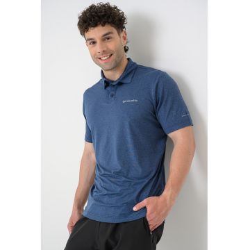 Tricou polo Parsons Point™ - Albastru inchis melange