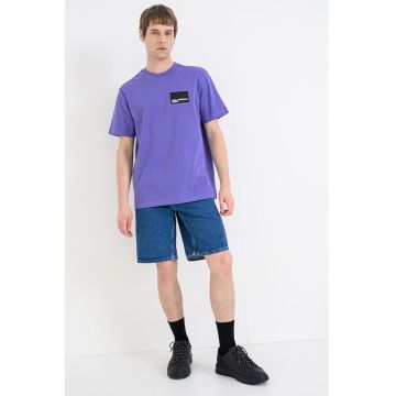 Tricou regular fit de bumbac organic - Ametist