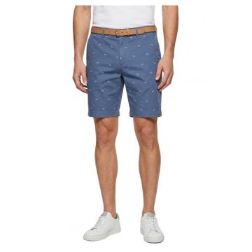 Bermude chino cu imprimeu discret Seagull -