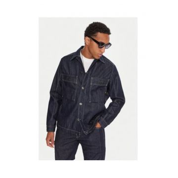 Camasa din denim Barbati - G Star Raw - Bleumarin - 100% bumbac - Bleumarin