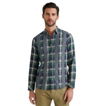 Camasa din flanela regular fit - cu carouri Xeli -