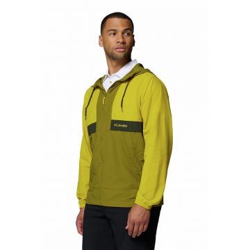 Jacheta rezistenta la vant cu gluga Spire Valley - Galben sofran/Galben mustar