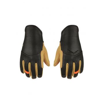 Manusi barbati  Ortles Merino Leather-Negru/Galben-10/XL