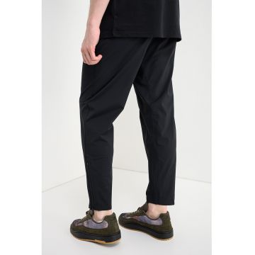 Pantaloni conici cu mansete cu fermoar Active - Negru stins
