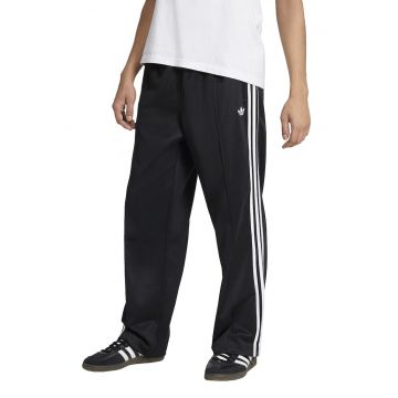 Pantaloni de trening cu segmente logo laterale - Alb/Negru