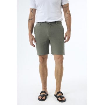 Pantaloni scurti chino din bumbac - Kaki