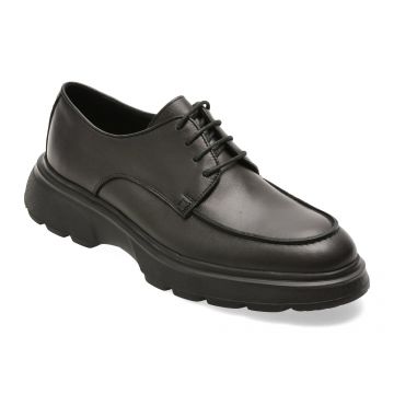 Pantofi BITE THE BULLET negri, RM101, din piele naturala