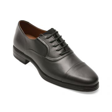 Pantofi eleganti BITE THE BULLET negri, RM105, din piele naturala